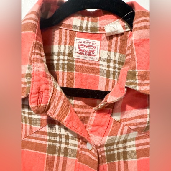 Levi’s Tops- Dylan Relaxed Western Shirt- Medium-Burnt Sienna - Picture 2 of 4